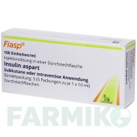 ФІАСП (FIASP) 100 ОД/мл флакон 5x1x10 мл - Інсулін аспарт ABACUS MEDICINE