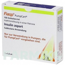 ФІАСП (FIASP) 100 ОД/мл розчин 5x1,6 мл - Інсулін аспарт NOVO NORDISK