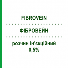 ФИБРОВЕЙН (FIBROVEIN) 0,5% раствор инъекционный 5 шт 2 мл - Тетрадецилсульфат натрия STD PHARMACEUTICAL