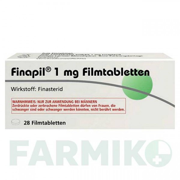 ФИНАПИЛ (FINAPIL) 1 мг таблетки 28 шт - Финастерид DERMAPHARM