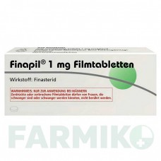 ФИНАПИЛ (FINAPIL) 1 мг таблетки 98 шт - Финастерид DERMAPHARM