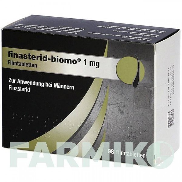 ФИНАСТЕРИД (FINASTERID) 1 мг таблетки 98 шт - Финастерид BIOMO PHARMA