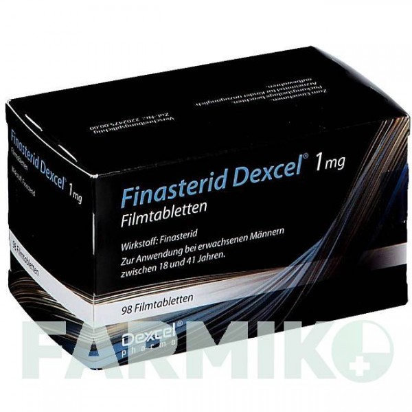 ФИНАСТЕРИД (FINASTERID) 1 мг таблетки 98 шт - Финастерид DEXCEL PHARMA