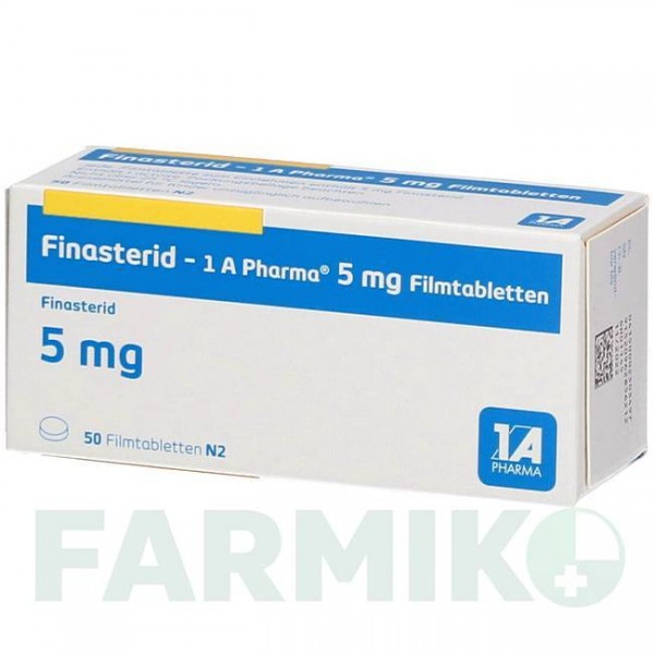 ФІНАСТЕРИД (FINASTERID) 5 мг таблетки 50 шт - Фінастерид 1 A PHARMA