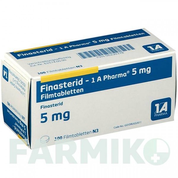 ФИНАСТЕРИД (FINASTERID) 5 мг таблетки 100 шт - Финастерид 1 A PHARMA