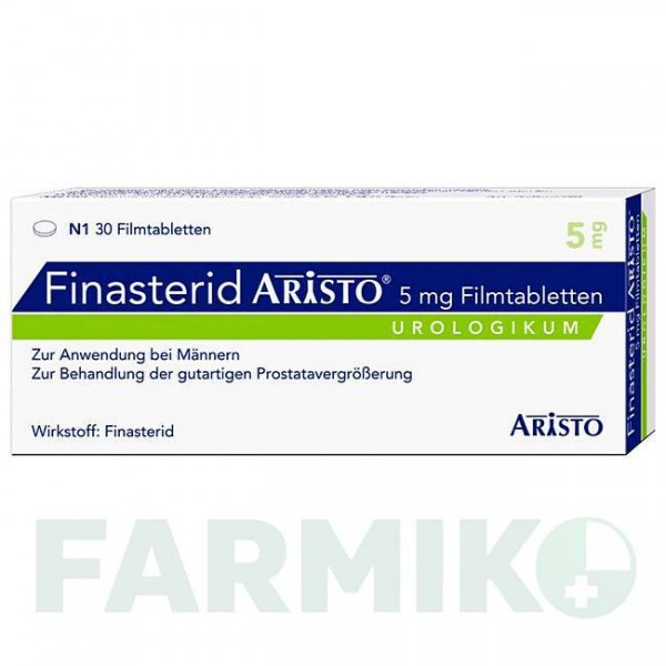 ФИНАСТЕРИД (FINASTERID) 5 мг таблетки 30 шт - Финастерид ARISTO PHARMA