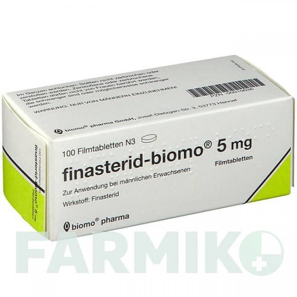 ФИНАСТЕРИД (FINASTERID) 5 мг таблетки 100 шт - Финастерид BIOMO PHARMA