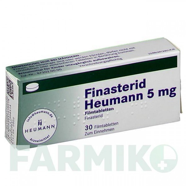 ФИНАСТЕРИД (FINASTERID) 5 мг таблетки 30 шт - Финастерид HEUMANN PHARMA