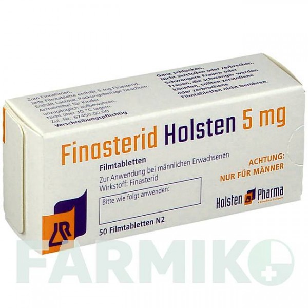 ФИНАСТЕРИД (FINASTERID) 5 мг таблетки 50 шт - Финастерид HOLSTEN PHARMA
