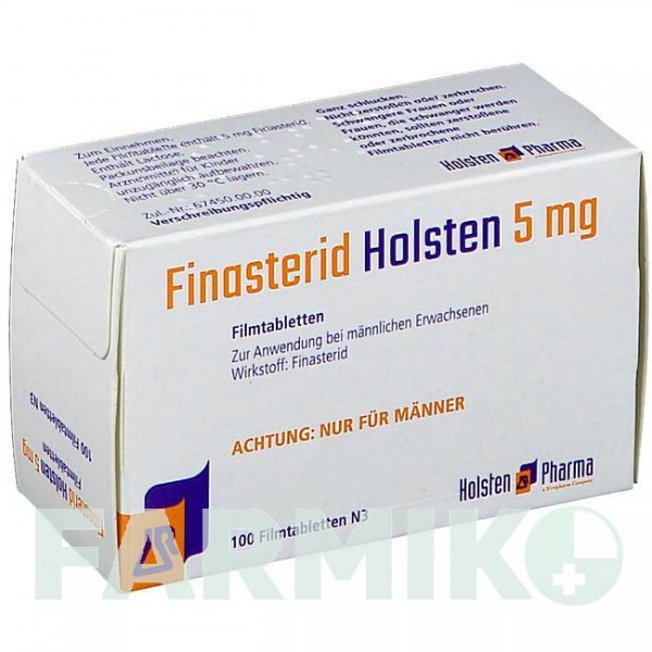 ФІНАСТЕРИД (FINASTERID) 5 мг таблетки 100 шт - Фінастерид HOLSTEN PHARMA