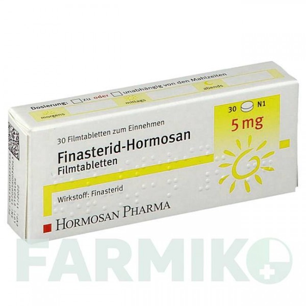 ФИНАСТЕРИД (FINASTERID) 5 мг таблетки 30 шт - Финастерид HORMOSAN PHARMA