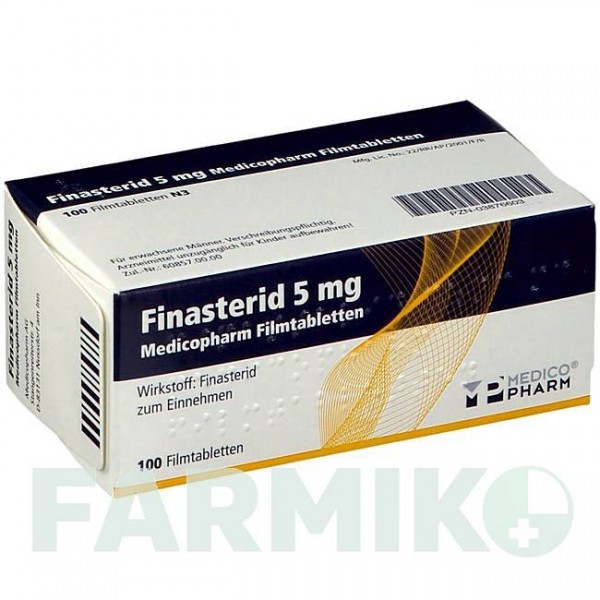 ФИНАСТЕРИД (FINASTERID) 5 мг таблетки 100 шт - Финастерид MEDICOPHARM