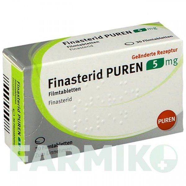 ФИНАСТЕРИД (FINASTERID) 5 мг таблетки 30 шт - Финастерид PUREN PHARMA