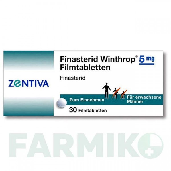 ФИНАСТЕРИД (FINASTERID) 5 мг таблетки 30 шт - Финастерид ZENTIVA