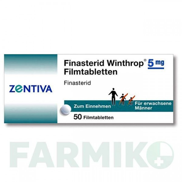 ФИНАСТЕРИД (FINASTERID) 5 мг таблетки 50 шт - Финастерид ZENTIVA