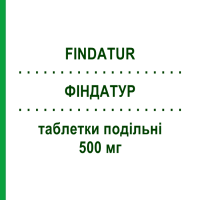 ФІНДАТУР (FINDATUR) 500 мг таблетки подільні 5 шт - Левофлоксацин GENETIC