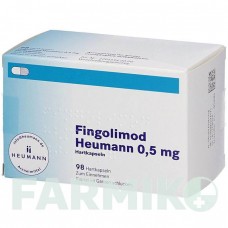 ФІНГОЛІМОД (FINGOLIMOD) 0,5 мг капсули 28 шт - Фінголімод HEUMANN PHARMA