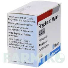 ФІНГОЛІМОД (FINGOLIMOD) 0,5 мг капсули 98 шт - Фінголімод VIATRIS