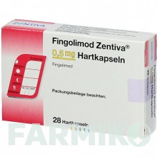ФІНГОЛІМОД (FINGOLIMOD) 0,5 мг капсули 28 шт - Фінголімод ZENTIVA