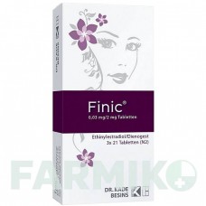 ФИНИК (FINIC) 0,03 мг/2 мг таблетки 21 шт - Диеногест, Этинилэстрадиол BESINS HEALTHCARE