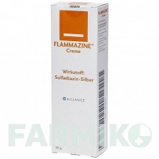 ФЛАММАЗИН (FLAMMAZINE) крем 50 г - Сульфадиазин серебра PHARMA GERKE