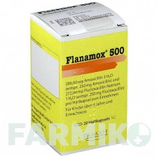 ФЛАНАМОКС (FLANAMOX) 500 капсулы 20 шт - Пенициллины DR.AUGUST WOLFF