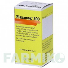 ФЛАНАМОКС (FLANAMOX) 500 капсулы 30 шт - Пенициллины DR.AUGUST WOLFF