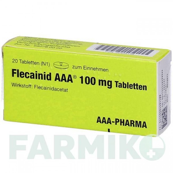 ФЛЕКАИНИД (FLECAINID) 100 мг таблетки 20 шт - Флекаинид AAA - PHARMA