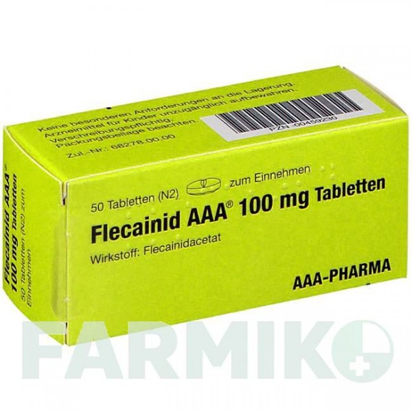 ФЛЕКАИНИД (FLECAINID) 100 мг таблетки 50 шт - Флекаинид AAA - PHARMA
