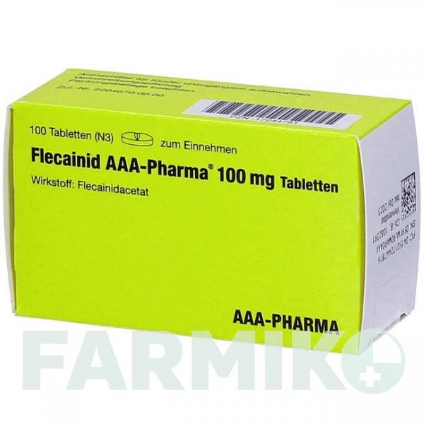 ФЛЕКАИНИД (FLECAINID) 100 мг таблетки 100 шт - Флекаинид AAA - PHARMA