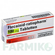 ФЛЕКАЇНІД (FLECAINID) 100 мг таблетки 20 шт - Флекаїнід RATIOPHARM