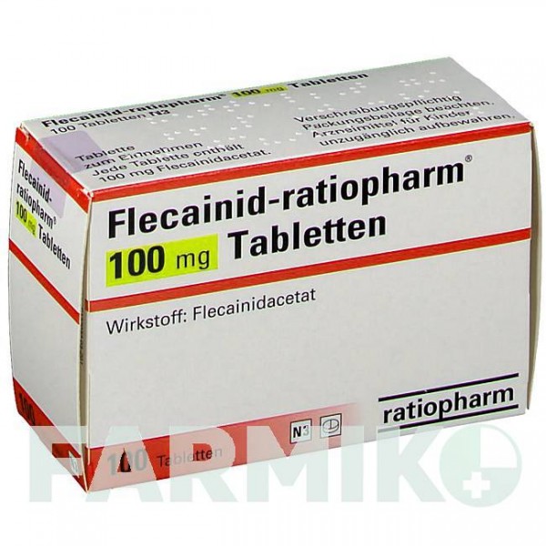 ФЛЕКАЇНІД (FLECAINID) 100 мг таблетки 100 шт - Флекаїнід RATIOPHARM