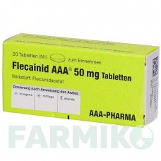 ФЛЕКАЇНІД (FLECAINID) 50 мг таблетки 20 шт - Флекаїнід AAA - PHARMA