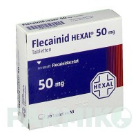 ФЛЕКАЇНІД (FLECAINID) 50 мг таблетки 20 шт - Флекаїнід HEXAL