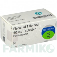 ФЛЕКАЇНІД (FLECAINID) 50 мг таблетки 50 шт - Флекаїнід TILLOMED