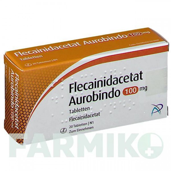 ФЛЕКАИНИДАЦЕТАТ (FLECAINIDACETAT) 100 мг таблетки 20 шт - Флекаинид PUREN PHARMA