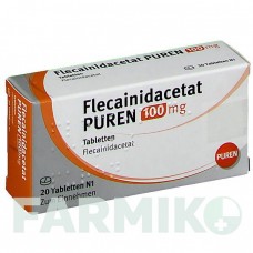 ФЛЕКАЇНІДАЦЕТАТ (FLECAINIDACETAT) 100 мг таблетки 20 шт - Флекаїнід PUREN PHARMA