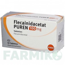 ФЛЕКАЇНІДАЦЕТАТ (FLECAINIDACETAT) 100 мг таблетки 50 шт - Флекаїнід PUREN PHARMA