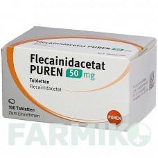 ФЛЕКАИНИДАЦЕТАТ (FLECAINIDACETAT) 50 мг таблетки 100 шт - Флекаинид PUREN PHARMA