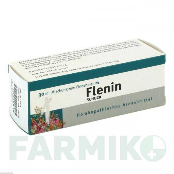 ФЛЕНИН (FLENIN) капли 30 мл - Гомеопатия SCHUCK