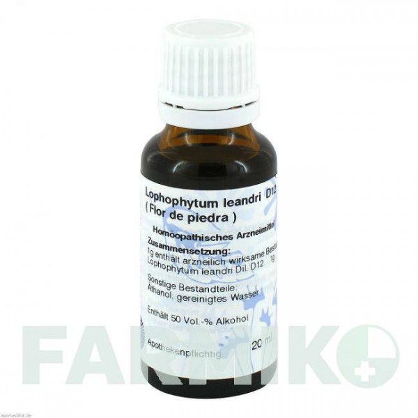 ФЛОР (FLOR) D 12 раствор 20 мл - Гомеопатия HANOSAN