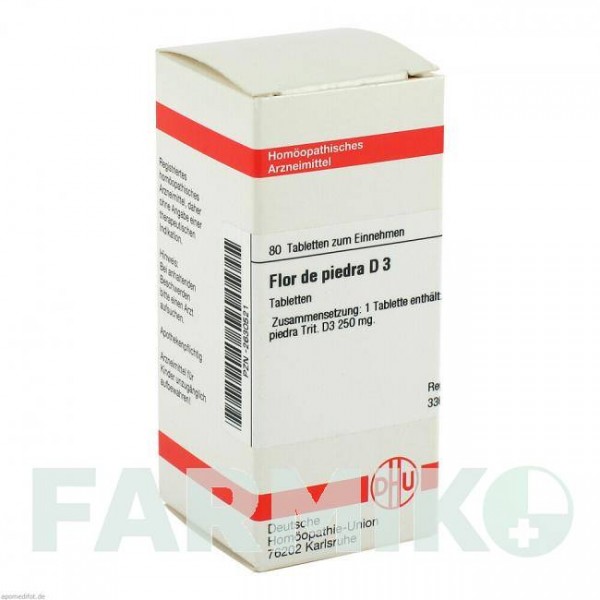 ФЛОР (FLOR) D 3 таблетки 80 шт - Гомеопатия DHU