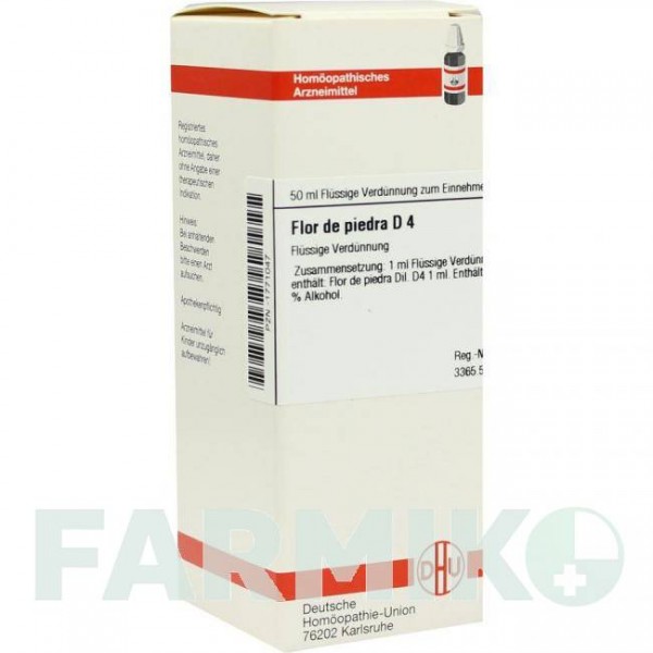 ФЛОР (FLOR) D 4 раствор 50 мл - Гомеопатия DHU