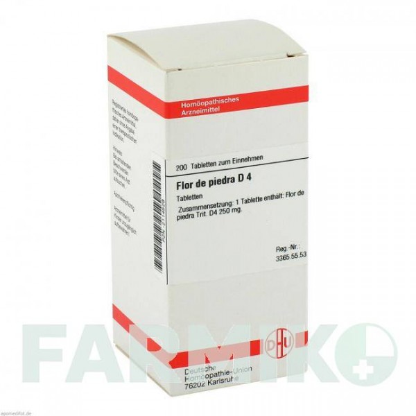 ФЛОР (FLOR) D 4 таблетки 200 шт - Гомеопатия DHU