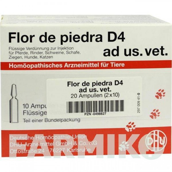 ФЛОР (FLOR) D 4 ампулы 2x10x5 мл - Гомеопатия DHU