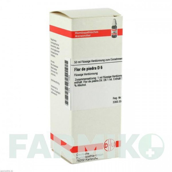 ФЛОР (FLOR) D 6 раствор 50 мл - Гомеопатия DHU