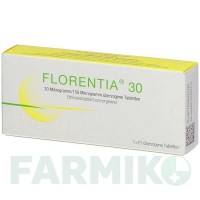 ФЛОРЕНТІЯ (FLORENTIA) 30 мкг/150 мкг таблетки 21 шт - Левоноргестрел, Етинілестрадіол GEDEON RICHTER
