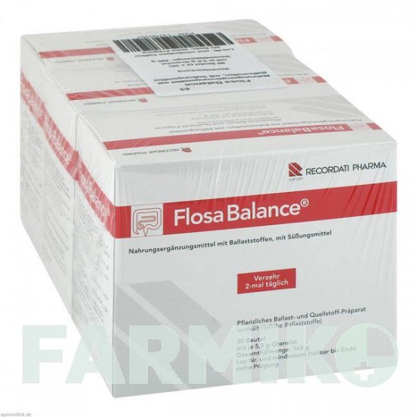 ФЛОСА (FLOSA) гранулы 90x5,5 г - Активные вещества RECORDATI