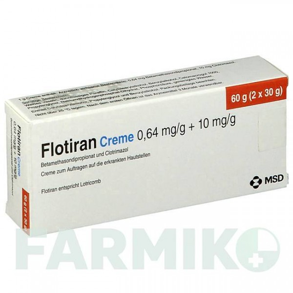 ФЛОТИРАН (FLOTIRAN) крем 60 г - Имидазол-триазол, Кортикостероид KOHLPHARMA
