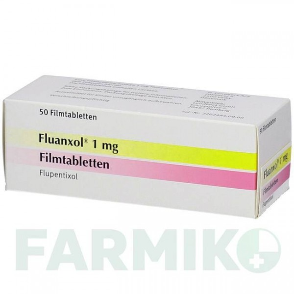 ФЛЮАНКСОЛ (FLUANXOL) 1 мг таблетки 50 шт - Флупентиксол LUNDBECK